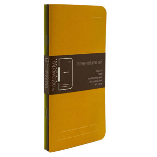 The Noteworks notebook 3-pack, earthtones